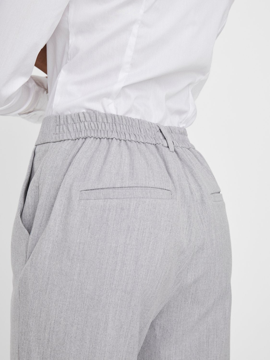 VMMAYA Pants - light grey melange - VERO MODA & VILA Bergvik